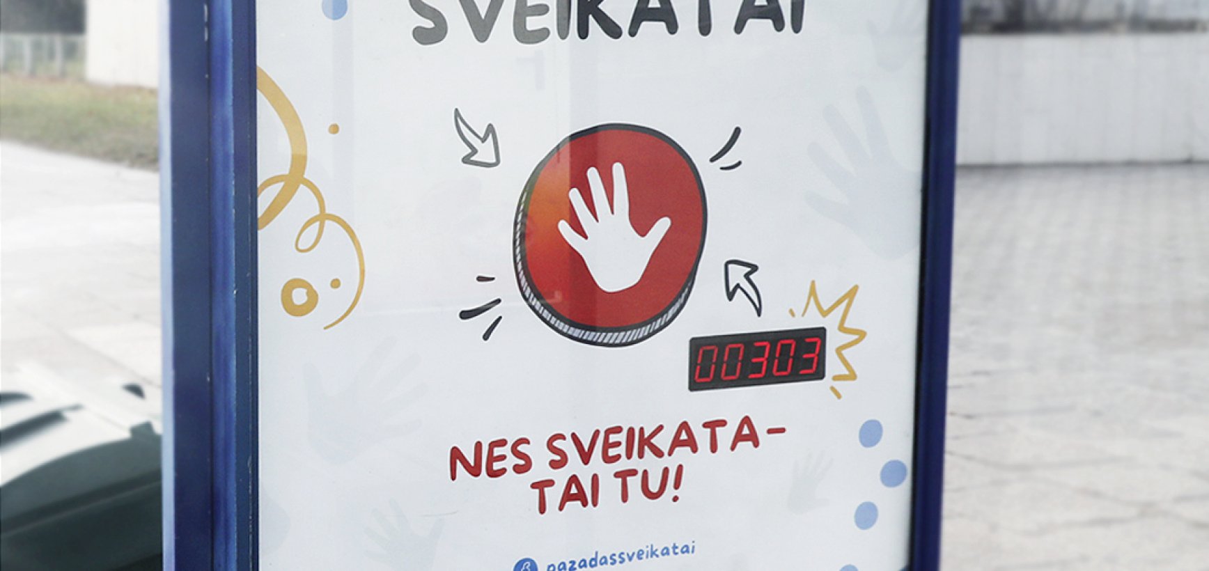 Interaktyvus reklamos sprendimas Lietuvoje:  sensorinis  pažadas savo sveikatai