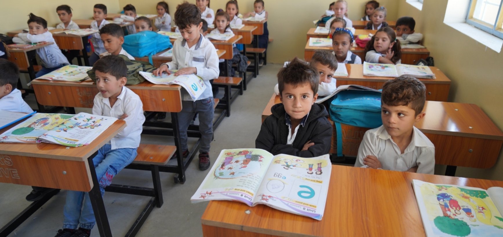 Lietuvių lėšomis pastatytoje mokykloje Irake jau mokosi jazidų vaikai