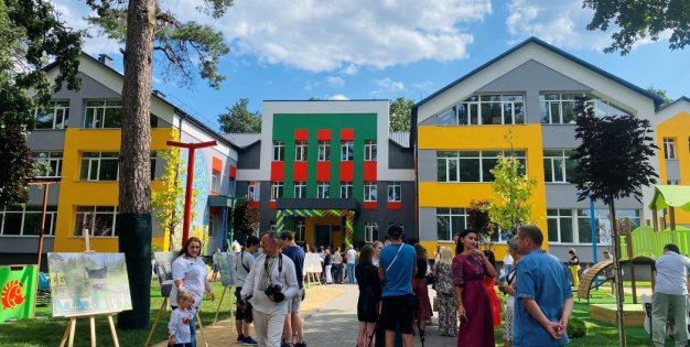 Lithuania opens rebuilt kindergarten Rūta in Irpin